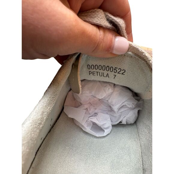 Shu Shop Metallics- Petula Faux Leather Sneaker - Size 7 - Picture 8 of 10